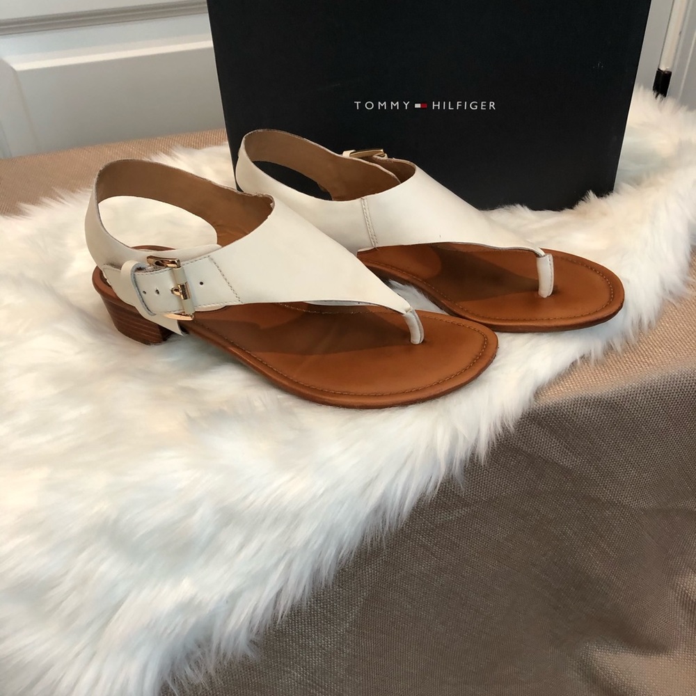 Tommy Hilfiger Natural Leather sandals